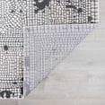 thumbnail image 5 of BoutiqueRugs Terlingua Mosaic Area Rug - Geometric Pattern Fade Look Carpet for Living Room - Light Pink, Blush, Cream, Gray - 5'3" x 7' (5x7), 5 of 13