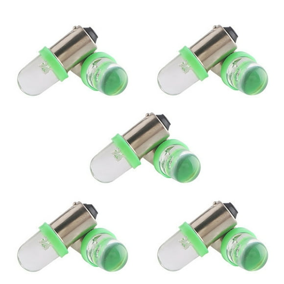 Speravity 10 piezas de luz para salpicadero de coche, 12V, indicador de Panel de instrumentos, lámpara lateral, bombilla de cuña, modificación, placa de Bombillas para automóviles Luz verde Speravity VI018086-04B