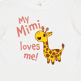 thumbnail image 4 of Inktastic My Mimi Loves Me- Cute Giraffe Boys or Girls Baby T-Shirt, 4 of 5