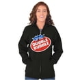 thumbnail image 4 of Vintage Dubble Bubble Gum Double Logo Zip Up Hoodie Men's Women's Brisco Brands M, 4 of 6