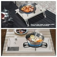 thumbnail image 3 of Portable 13,648 BTU Gas Stove, Stainless Steel, Single-Burner, Camping Stove for camping, hiking, 3 of 21