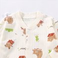 thumbnail image 7 of sdbrld Sleepers for Baby Boy Newborn Pajamas Long Sleeve Romper Jumpsuit Infant Clothes Boys 3-24Months Bodysuit Fall Winter Green Sizes 0-3 Months, 7 of 7