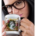 thumbnail image 2 of 3dRose, Vintage Victorian Style with Roses Cigar Label, 11oz Two-Tone Black Mug, 2 of 7
