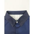 thumbnail image 3 of Men's Color Block Long Sleeve Shirt Casual Button Down Shirts Wrinkle Free Dress Shirt Blue XXL, 3 of 6