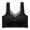 Black, variant on Gyujnb Women's Comfortable and Elegent Sports Gathering Thin Bra and Tank Top Style Underwear Without Steel Rings