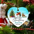 thumbnail image 4 of Hedgehog Baby's First Christmas 2025 Ornament, Personalized Baby's First Christmas Ornaments Gifts for Dad Mom Kid Boy Girl, Hedgehog Baby's First Xmas Ornament, Custom Name & Birthday Baby Ornament, 4 of 6