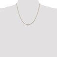 thumbnail image 2 of 14k Yellow Gold 20 Inch 1.05mm Box Chain Necklace Pendant Charm, 2 of 9
