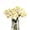 White, variant on Zukuco 12 PCS Artificial Daffodils Flowers, Yellow White Silk Faux Flower, Spring Summer Fake Flower Arrangement for Home Party Wedding Decorations