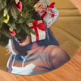 thumbnail image 2 of Falda para árbol de Navidad TA-Yi-Or, suave y divertida, collar para árbol de Navidad, decoración navideña de estilo rústico, 30", 2 of 4