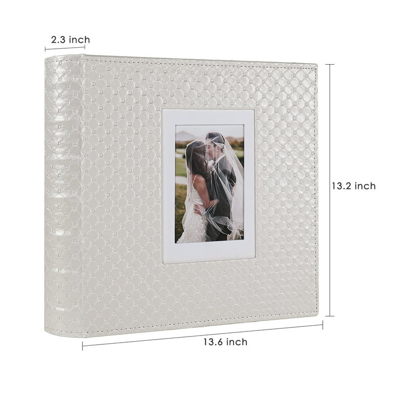 NEW 12x12 White Pearl Silk selling Fabric Album