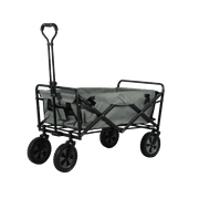 Tory Carrier Folding Utility Wagon Collapsible Outdoor Garden Cart 220lbs Gray
