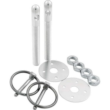Allstar Performance Alum Hood Pin Kit 3/8in Silver