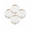 thumbnail image 7 of 15 Inch Round Placemats Set of 4, White Pumpkin Non Slip Heat Insulation PP Table Mats, Thanksgiving Maple Leaf Autumn Flower Washable Place Mats for Kitchen Dining Party Table Decor, 7 of 7