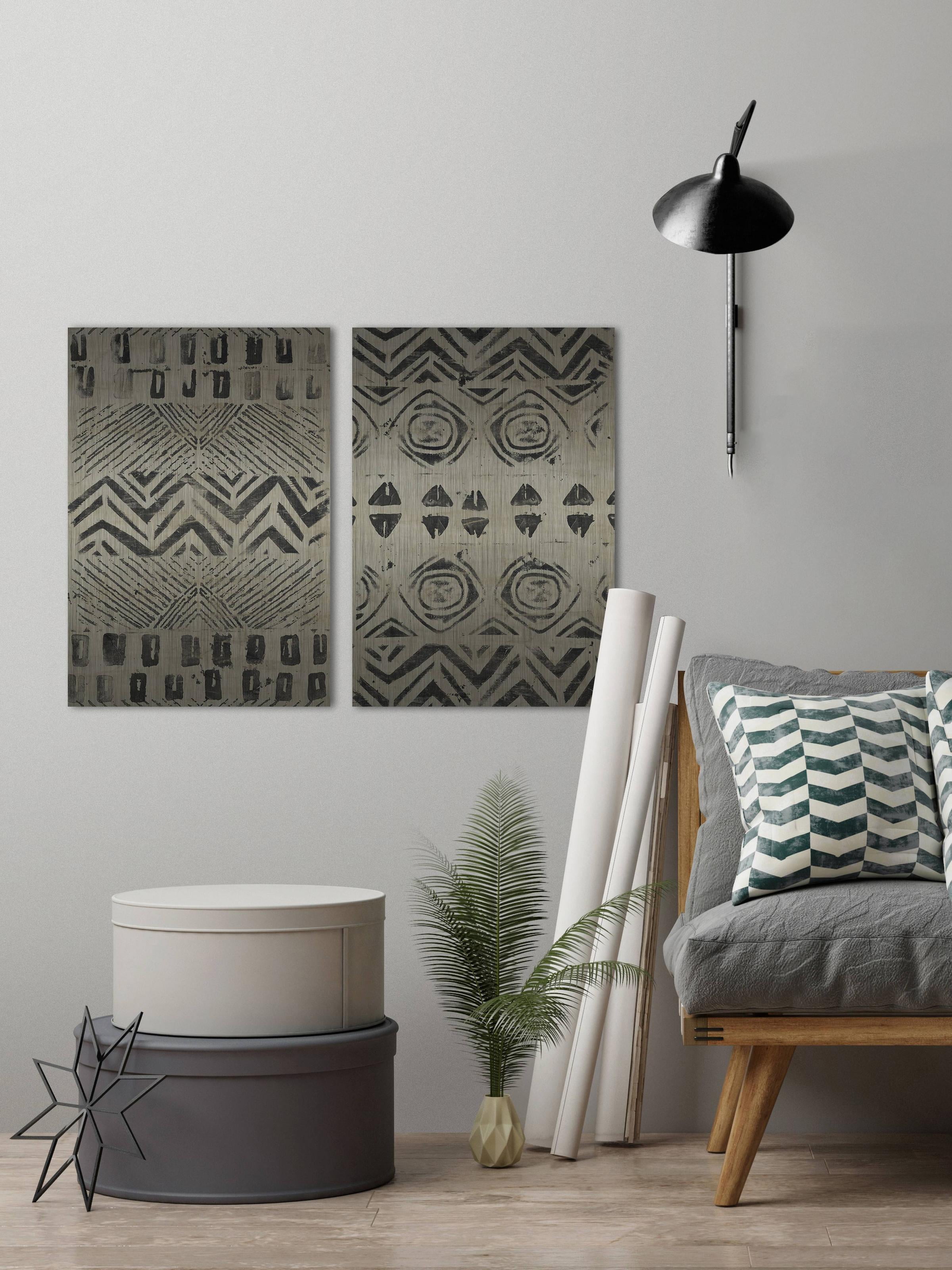 Marmont Hill Golden Patterns Diptych
