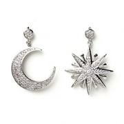 AMRITA SINGH JEWELRY CZ Star & Moon Earring