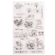 Bescita 1Pc Happy Easter Rubber Clear Stamp For Card Making Decoration And Scrapbooking