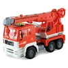 Friction Powered Construction Crane Truck Toy with Lights and Sounds for Kids, Crane arm can Expand to 18 inc
