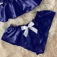 thumbnail image 3 of Women's Chemises Negligees Rose Kimono Sequin Bustier Lingerie for Women plus Size Long Kimonos for Women Lingerie Doll Sexy Peignoir Negligee Nightie Nightgown Open on Clearance Dark Blue XL, 3 of 3