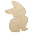 thumbnail image 1 of Pembroke Welsh Corgi Sitting Dog Wood Shape Unfinished Piece Cutout Craft DIY Projects - 6.25 Inch Size - 1/4 Inch Thick, 1 of 7
