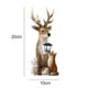 thumbnail image 3 of Estatua De Jardín Resina Ciervos Y Amigos Escultura Figuras De Animales Para Decoración Al Aire Libre Scienceny HA037552-00, 3 of 6