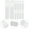 thumbnail image 3 of Stylo à Bille Roulante Durable Transparent PP Acier Bille Usage Domestique 10 Pcs 2.6x0.6in, 3 of 5
