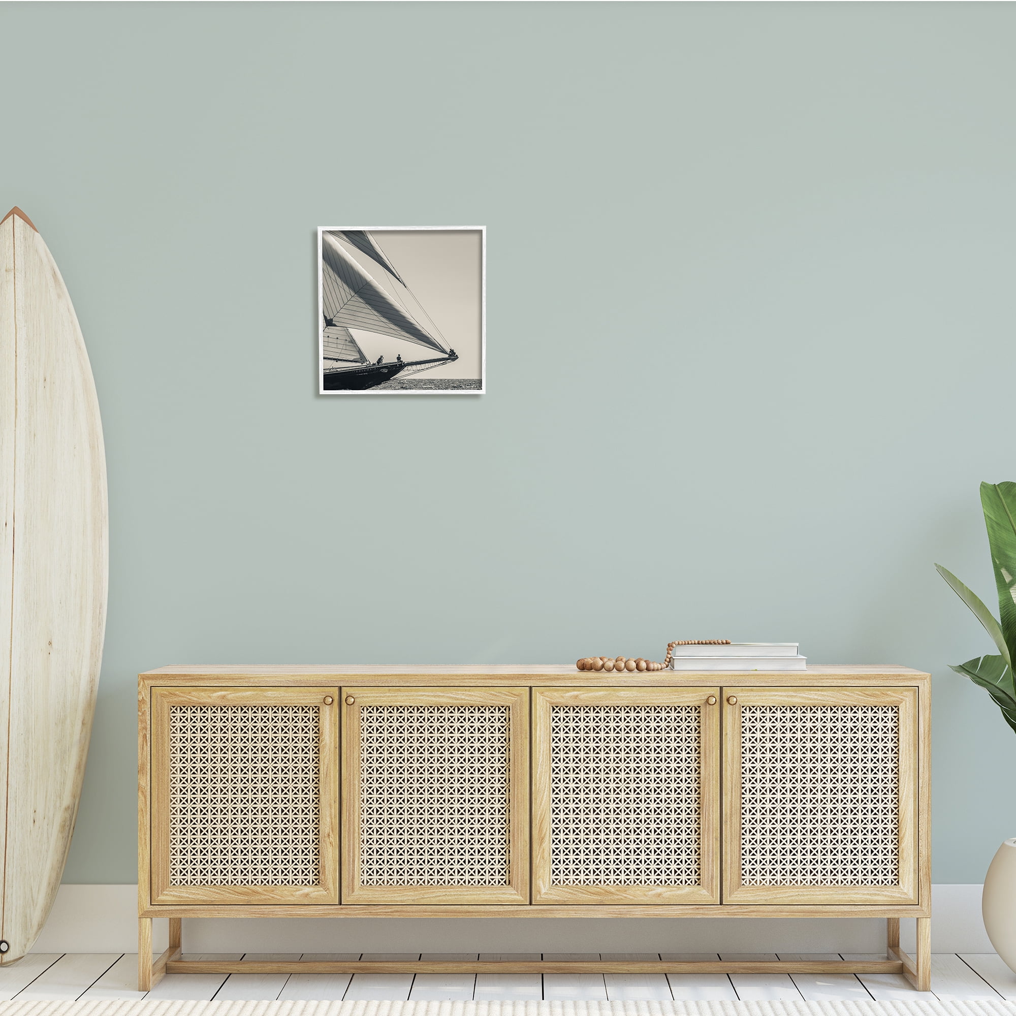 Stupell Indtries Vintage Ocean Ship Photography People Resting on Bow,17 x 17,Design by Danita Delimont