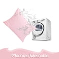 thumbnail image 3 of 2 Pack Organic Cotton Toddler Pillowcase/Travel Pillowcase 14x20 Inches with Envelope Closure - Soft & Breathable Children Pillow Case Cover Solid Pink, 3 of 7