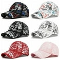 thumbnail image 4 of Unisex Graffiti Art Baseball Cap Fashion Funny Print Baseball Cap Adjustable Peaked Cap Outdoor Sports Couple Hats Adjustable Curved Brim Hats Sun, 4 of 9