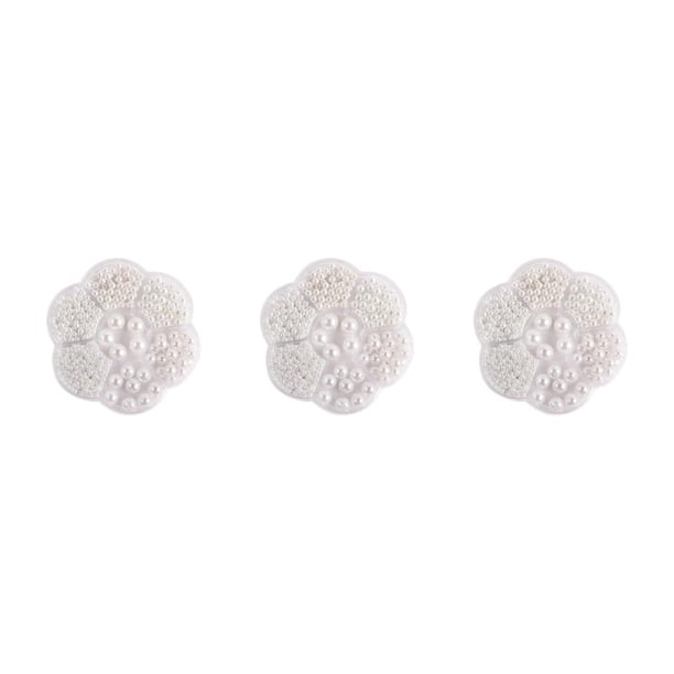 Sonducket Paquete de 1150 cuentas de perlas de imitación perforadas redondas para manualidades DIY-práctico y duradero blanco Type1 NO1