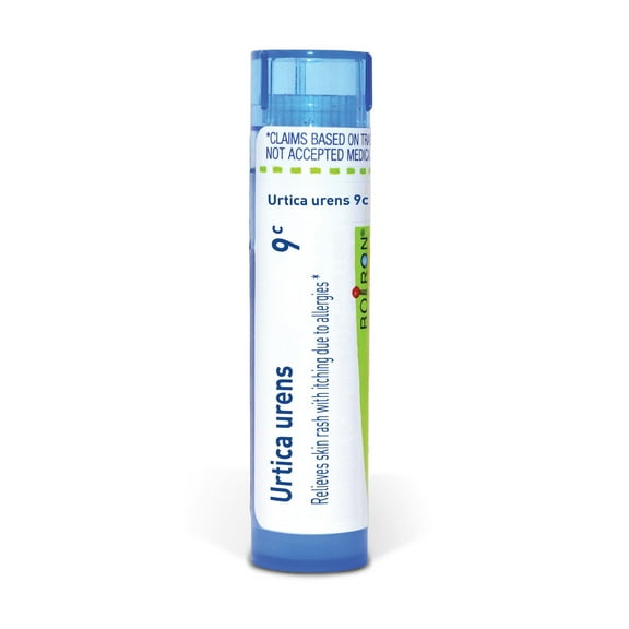Boiron Urtica Urens 9C, Homeopathic Medicine for Skin Rash With Itching Due To Allergies, 80 Pellets