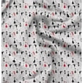 thumbnail image 1 of Soimoi Rayon Crepe Fabric Cat Animal Printed Fabric 1 Yard 46 Inch Wide, 1 of 5