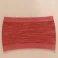 thumbnail image 6 of Voska Women's Strapless Bandeau Bra Seamless Bralette Soft Stretchy Non-Padded Wireless Tube Top Bras Red 32, 6 of 7