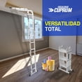 thumbnail image 5 of Escalera multiposición de aluminio articulada de 13 escalones carga máxima 150 kg tipo III, 5 of 5