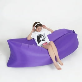 Inflatable Air Lounger Sofa Portable Couch Camping Chair Walmart
