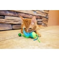 thumbnail image 7 of Vibrant Life Mesh Feather Ball Cat Toy, Green/Lime, 7 of 7