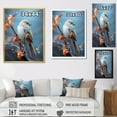 thumbnail image 5 of Designart "Celestial Avian Perch I" Animals Bird Picture Framed Wall Art Prints, 5 of 5