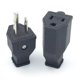 thumbnail image 3 of Conector de cable de extensión, adaptador de toma de corriente macho, recableable, industrial, CA, 3 pines, 15a, 3 of 3
