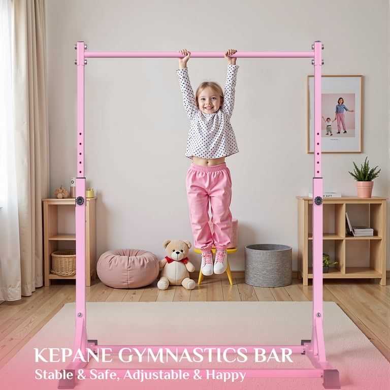 Primy Gymnastics Bar, Adjustable Height, Pink photo 3