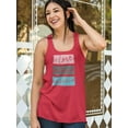 thumbnail image 2 of I Love Weekend Racerback Tank Women -Image by Shutterstock, Female x-Small, 2 of 4