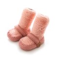 thumbnail image 2 of Otqutp Toddler Sneaker Boys Girls Baby Warm Socks Shoes Toddler Shoes Floor Socks Shoes Outwear Solid Colours for Autumn Winter 0-18 Months, 2 of 4