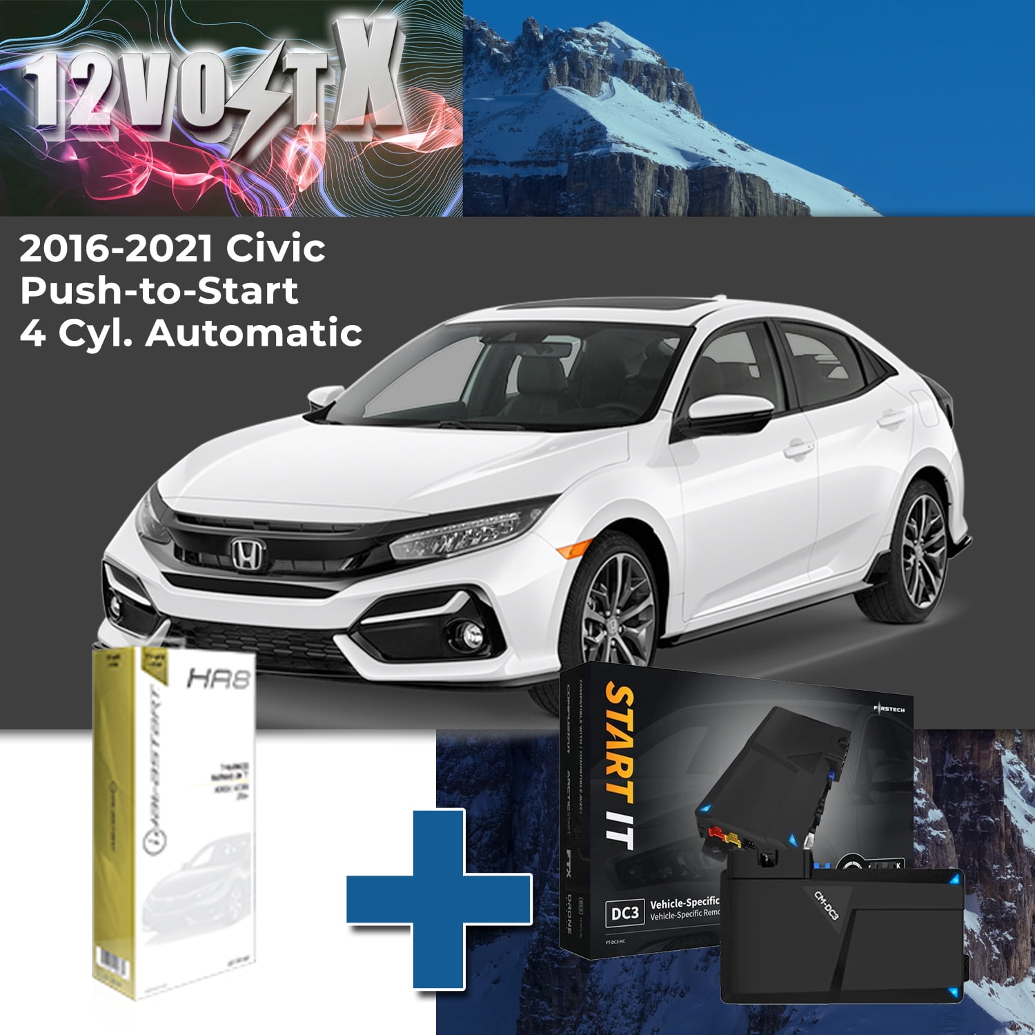2016 civic remote start