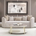 thumbnail image 6 of Michael Amini Ariana Faux-Marble Cocktail Table - White/Gold, 6 of 7