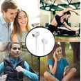 thumbnail image 5 of yeacher High-Fidelity Wired Earphones with Microphone, Noise Isolation, Heavy Bass, and Multi-Function Control for Android/iOS Devices, 3.5mm Jack, Ergonomic Design for Sports, Gaming, and Commuting, 5 of 5