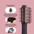 thumbnail image 3 of L'ange Hair Le Volume Elevé 65MM 2-in-1 Titanium Brush Dryer, 3 Heat Settings, 360° Vented Airflow, Black, 3 of 9