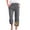 Dark Gray#women's linen capri pants, variant on Brnmxoke Fall Clearance 2023,Womens Linen Capris for Summer Pants Dressy Casual,Women's Straight Leg Linen Pants Drawstring Loose Fit Joggers Pants