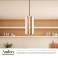 thumbnail image 4 of Alora Lighting Pd336507-Unv Anders 8" Wide Led Multi Light Pendant - Brass, 4 of 7