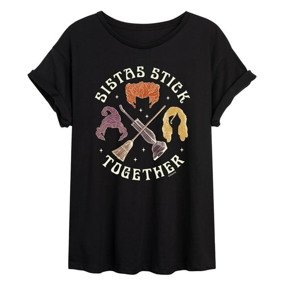 Hocus Pocus - Sistas Stick Together - Women's Oversized T-Shirt