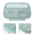 thumbnail image 3 of Shisuyan Stainless Steel Bento Lunch Box for Kids and Adults with Compartments Blue 7 x 5.5 x 3.2 inches, 3 of 8