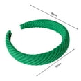 thumbnail image 6 of sunsanly Korean Style Retro Non-slip Women Headband Simple Solid Color Wide Heightened Hair Hoop Hair Accessories, 6 of 8