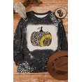 thumbnail image 2 of ABPHQTO Top de manga larga con estampado gráfico de leopardo y botas vaqueras negras para mujer, 2 of 5
